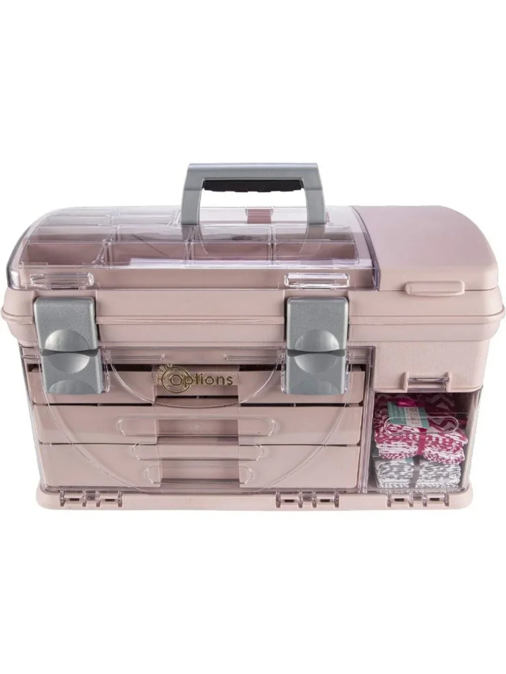 Large 3-Drawer Organizer with 2 Small Utility Stows for Crafts, Jewelry & More